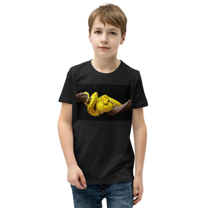 Premium Soft Crew Neck - Yellow Green Tree Python