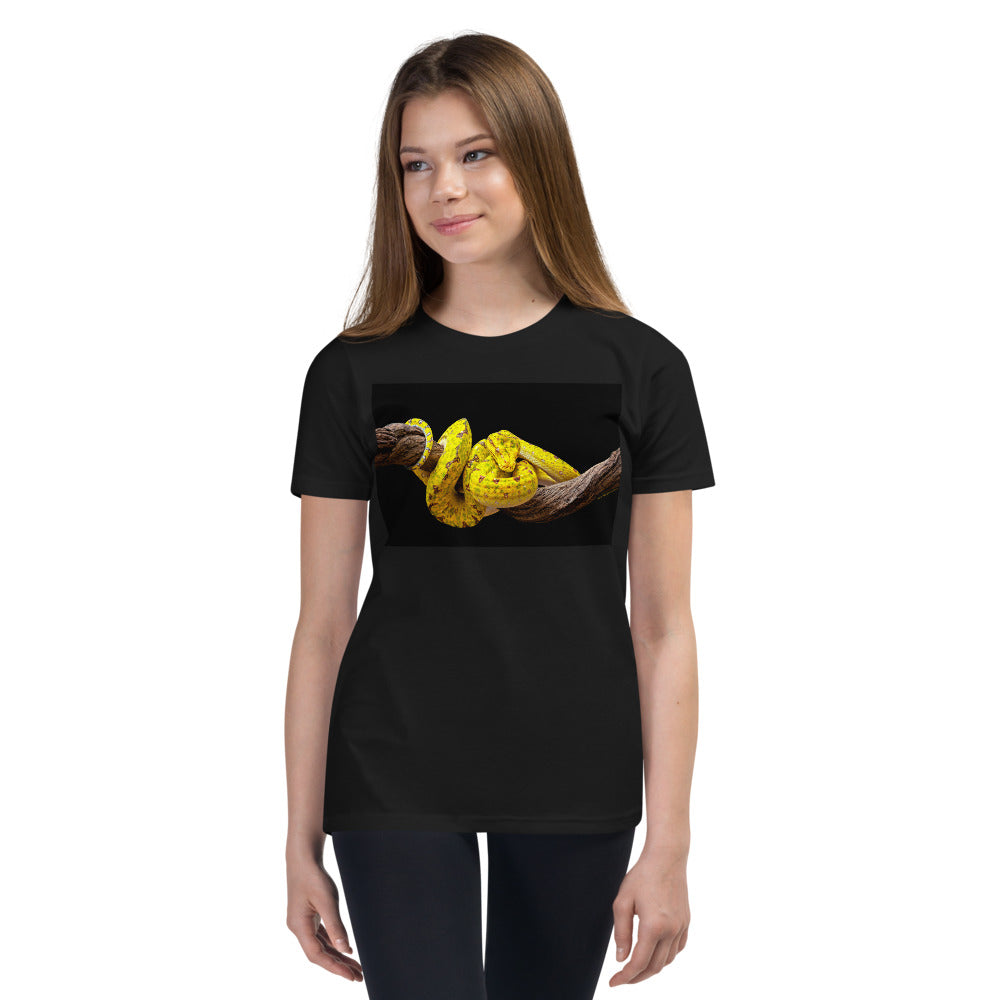Premium Soft Crew Neck - Yellow Green Tree Python