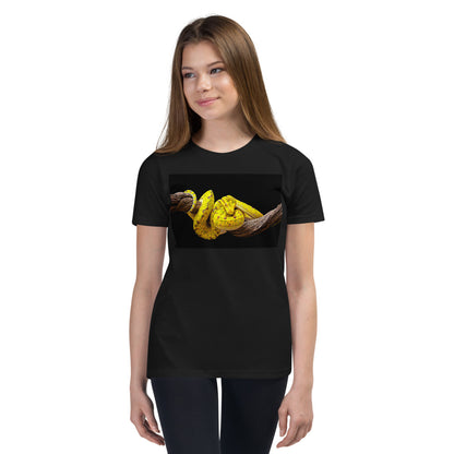 Premium Soft Crew Neck - Yellow Green Tree Python