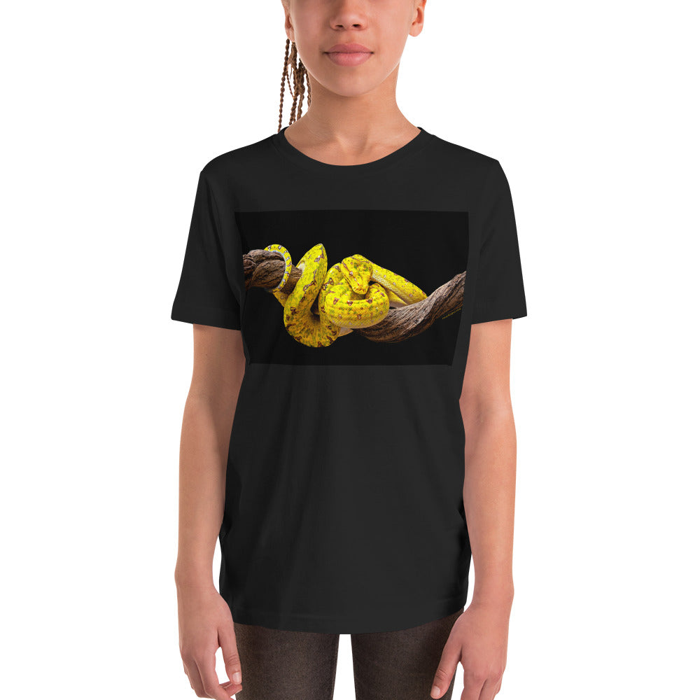Premium Soft Crew Neck - Yellow Green Tree Python