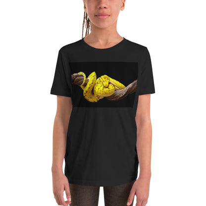 Premium Soft Crew Neck - Yellow Green Tree Python