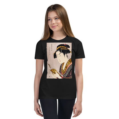 Premium Soft Crew Neck - Japanese lady Reading