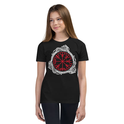 Premium Soft Crew Neck - Magical Norse Runic Compass