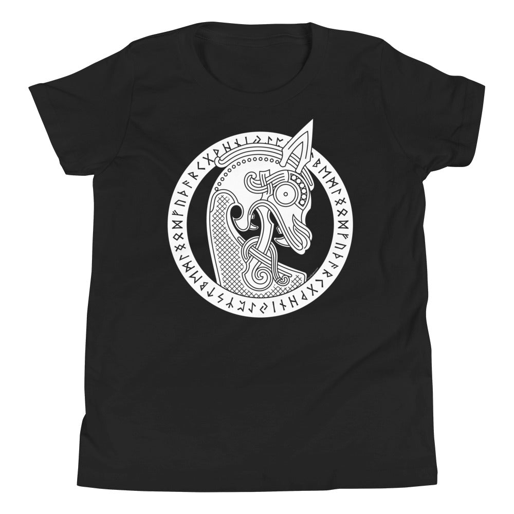 Premium Soft Crew Neck - Viking Warship Dragon in a Runic Circle