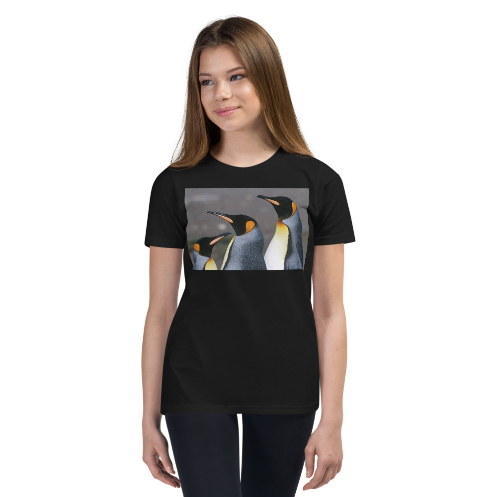 Premium Soft Crew Neck - Three Emperor Penguins
