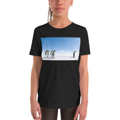 Premium Soft Crew Neck - Emperor Penguin Walking Away