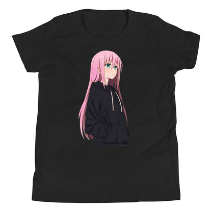 Premium Soft Crew Neck - Pink Haired Anime Girl