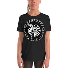Load image into Gallery viewer, Premium Soft Crew Neck - Odin&#39;s Raven in Runic Circle
