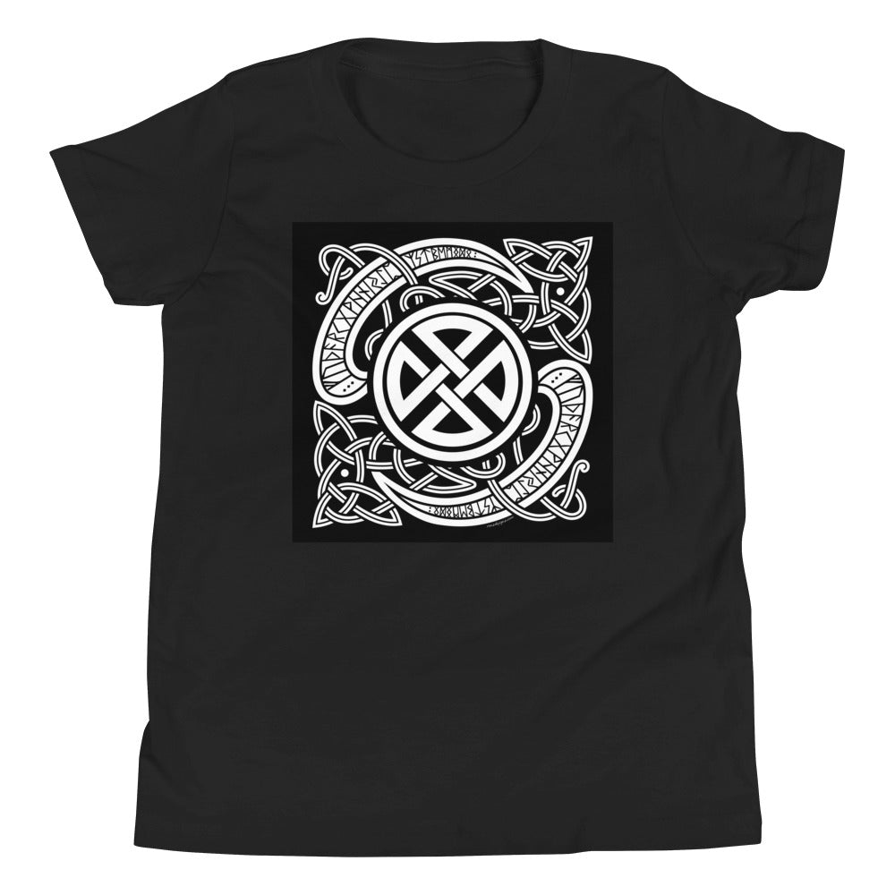 Premium Soft Crew Neck - Viking Runes & Celtic Knot Design