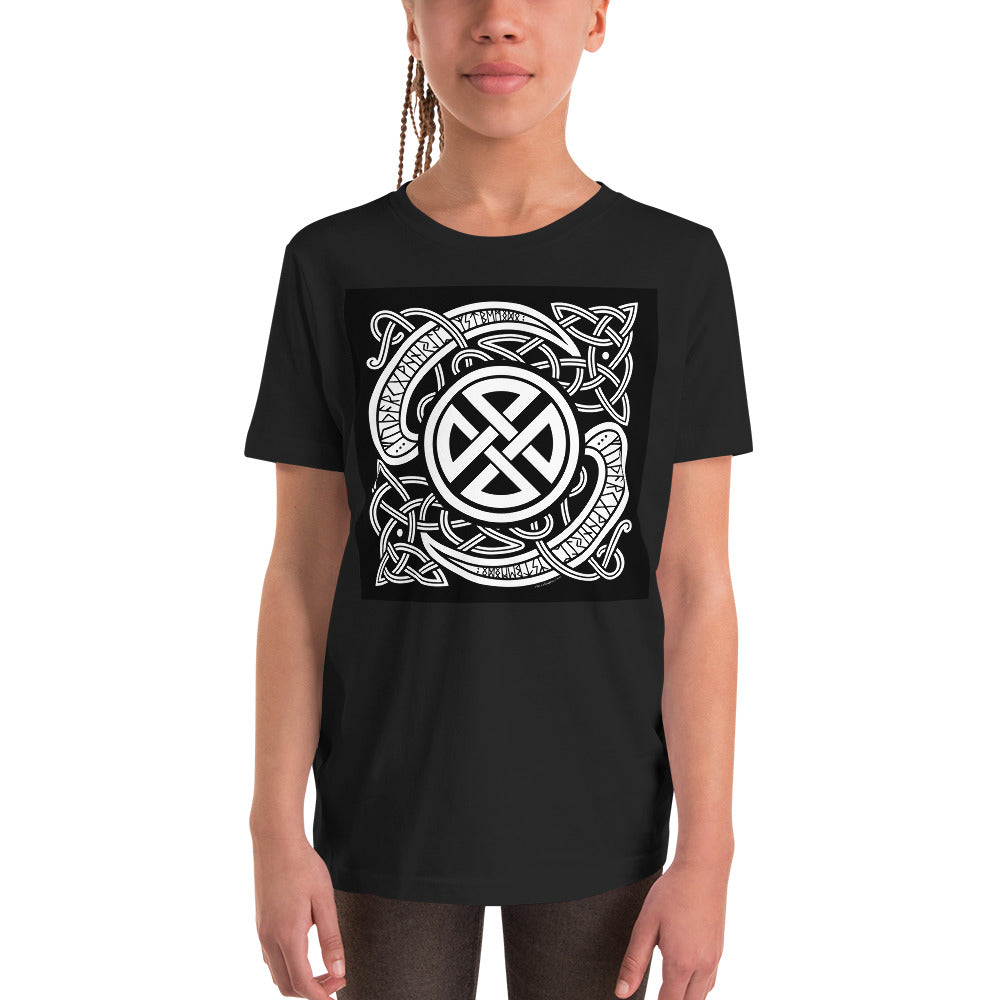 Premium Soft Crew Neck - Viking Runes & Celtic Knot Design
