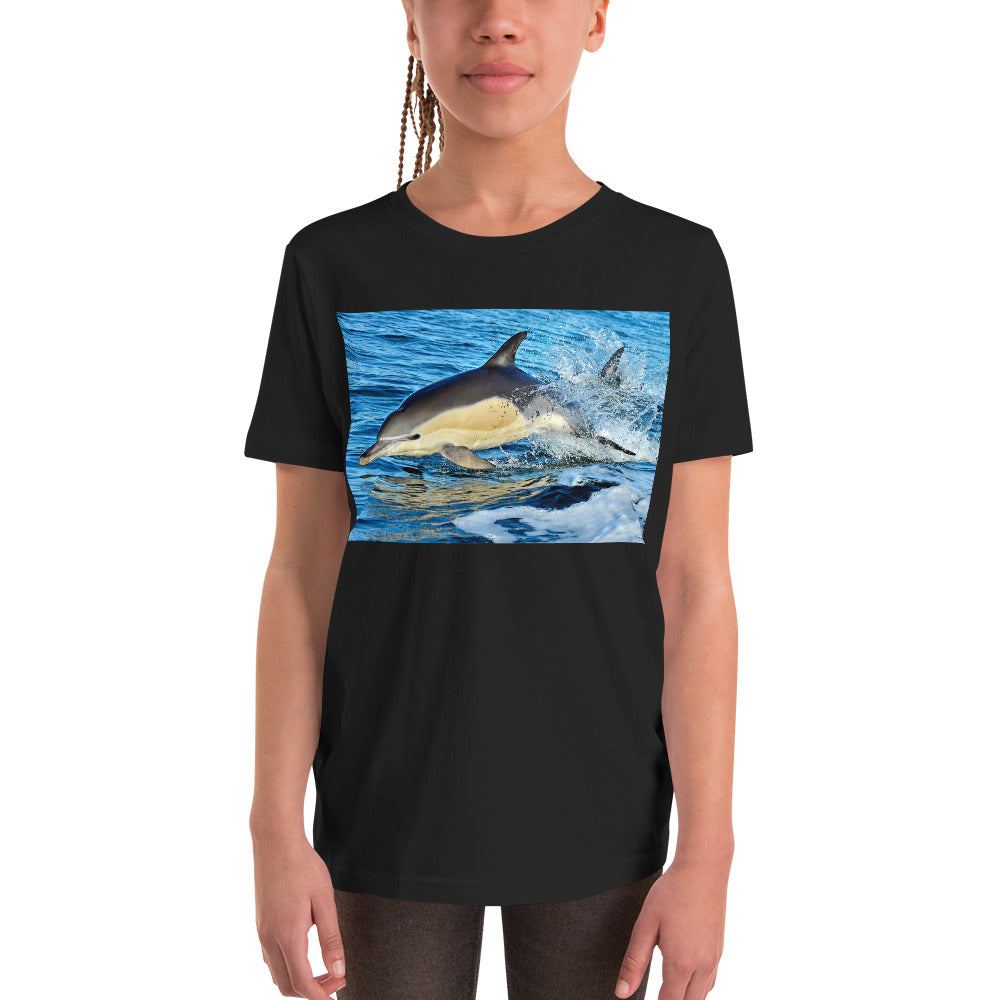 Premium Soft Crew Neck - Dolphin Splash