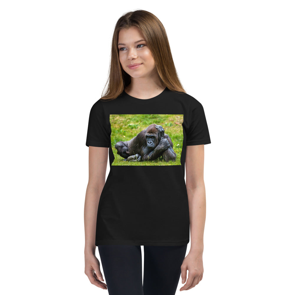 Premium Soft Crew Neck - Gorilla in the Grass