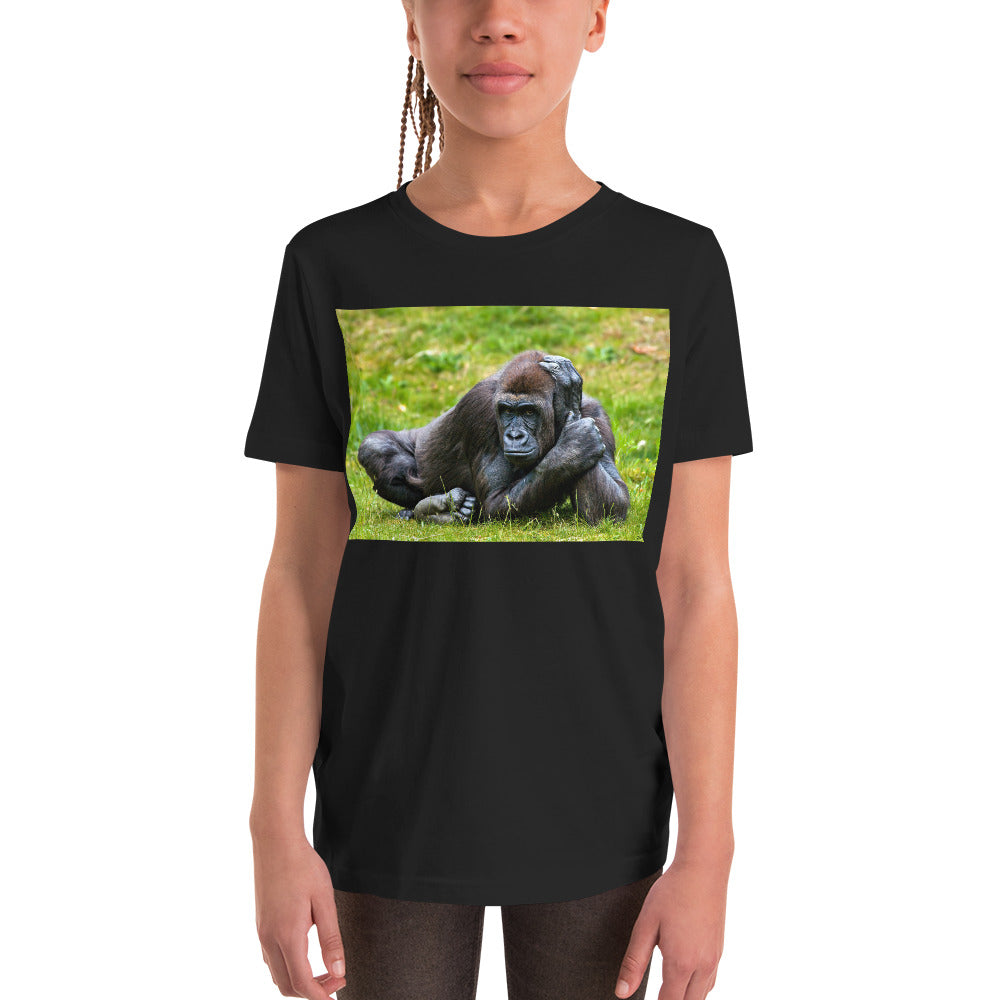 Premium Soft Crew Neck - Gorilla in the Grass