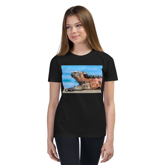 Premium Soft Crew Neck - Basking Galapagos marine Iguana