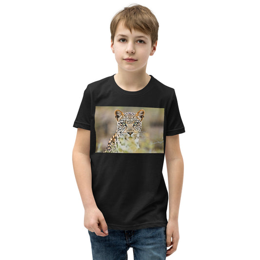 Premium Soft Crew Neck - Green Eyed Leopard