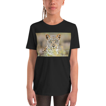 Premium Soft Crew Neck - Green Eyed Leopard