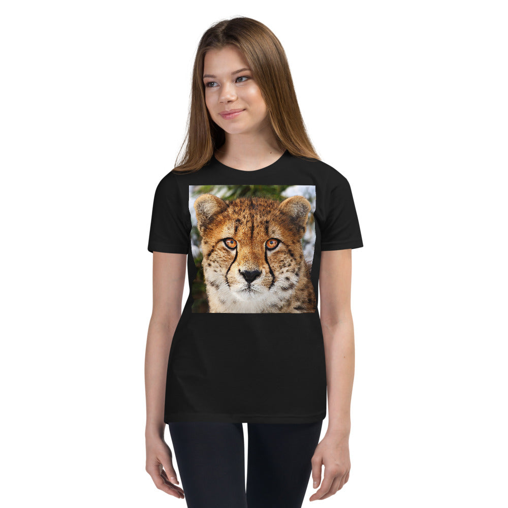Premium Soft Crew Neck - Cheetah Stare