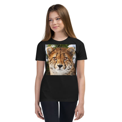 Premium Soft Crew Neck - Cheetah Stare