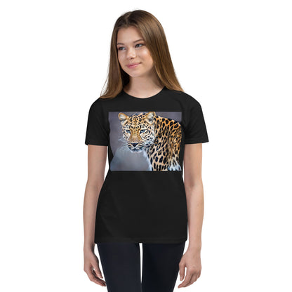 Premium Soft Crew Neck - Blue Eyed Leopard