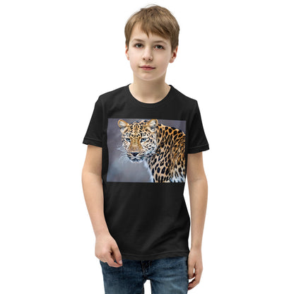 Premium Soft Crew Neck - Blue Eyed Leopard