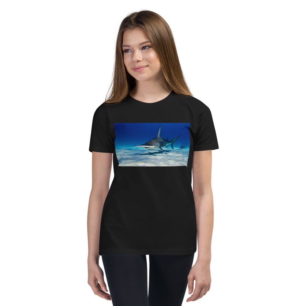 Premium Soft Crew Neck - Swimming with Hammerheads