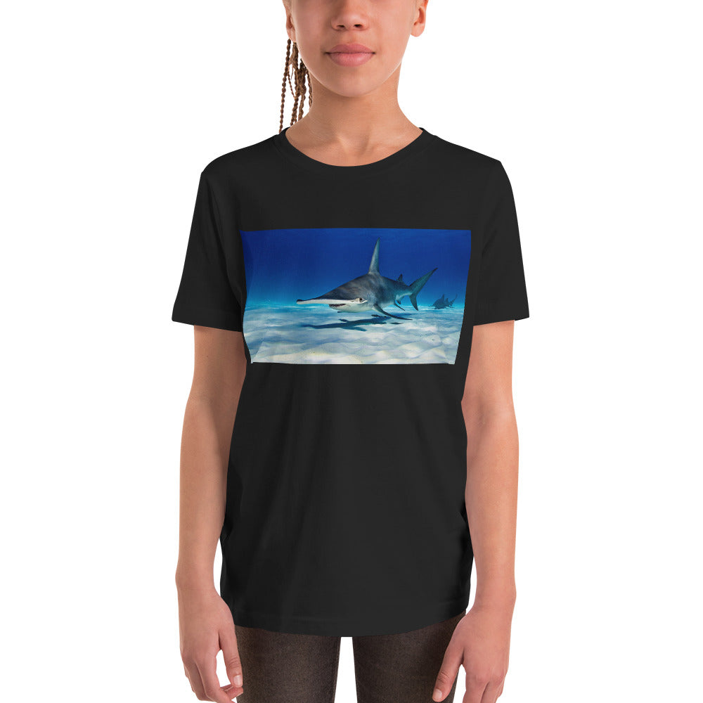 Premium Soft Crew Neck - Swimming with Hammerheads