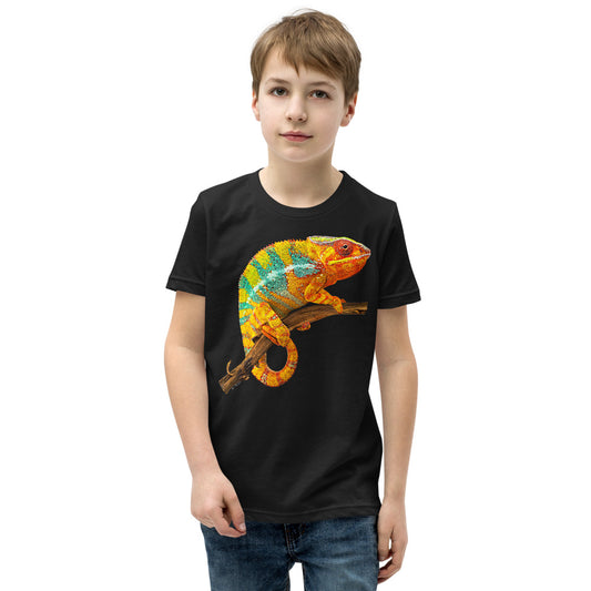 Premium Soft Crew Neck - Yellow & Green? Chameleon