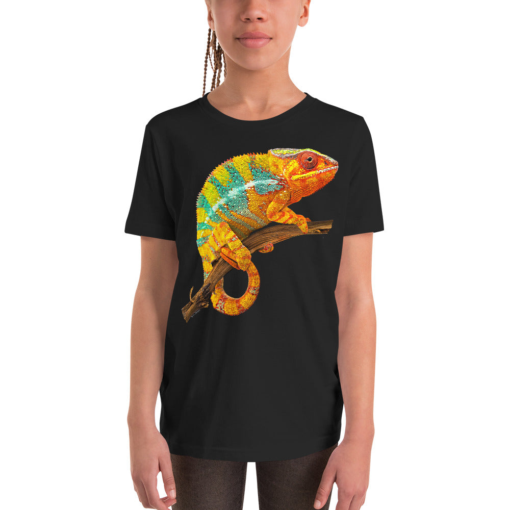 Premium Soft Crew Neck - Yellow & Green? Chameleon