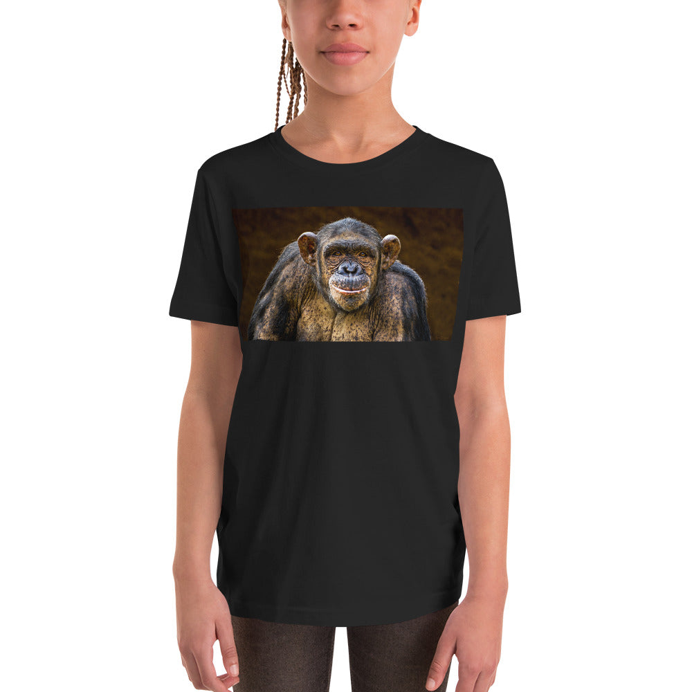 Premium Soft Crew Neck - Chimpanzee Posing