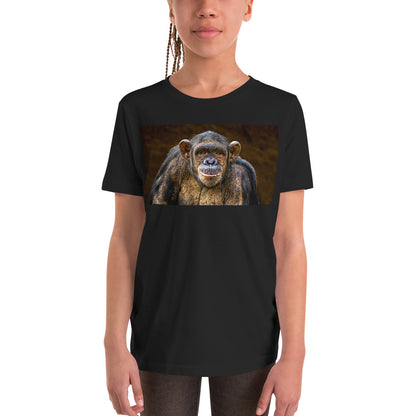 Premium Soft Crew Neck - Chimpanzee Posing