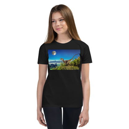 Premium Soft Crew Neck - Dinosaur & Moon