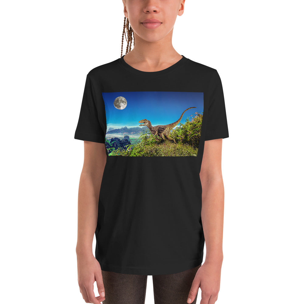 Premium Soft Crew Neck - Dinosaur & Moon