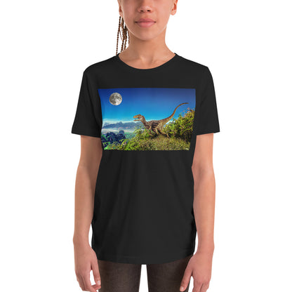 Premium Soft Crew Neck - Dinosaur & Moon