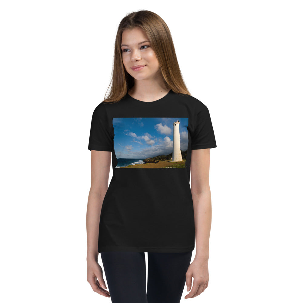 Premium Soft Crew Neck - N. Shore Lighthouse Big Island Hawaii