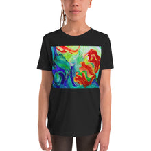Load image into Gallery viewer, Premium Soft Crew Neck - Red Flower Watercolor #3
