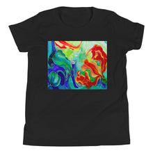 Load image into Gallery viewer, Premium Soft Crew Neck - Red Flower Watercolor #3

