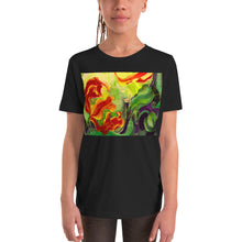 Load image into Gallery viewer, Premium Soft Crew Neck - Red Flower Watercolor #4
