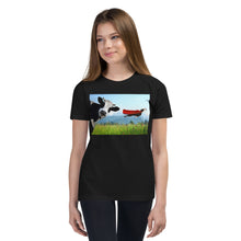 Load image into Gallery viewer, Premium Soft Crew Neck - Cow &amp; Super Dog
