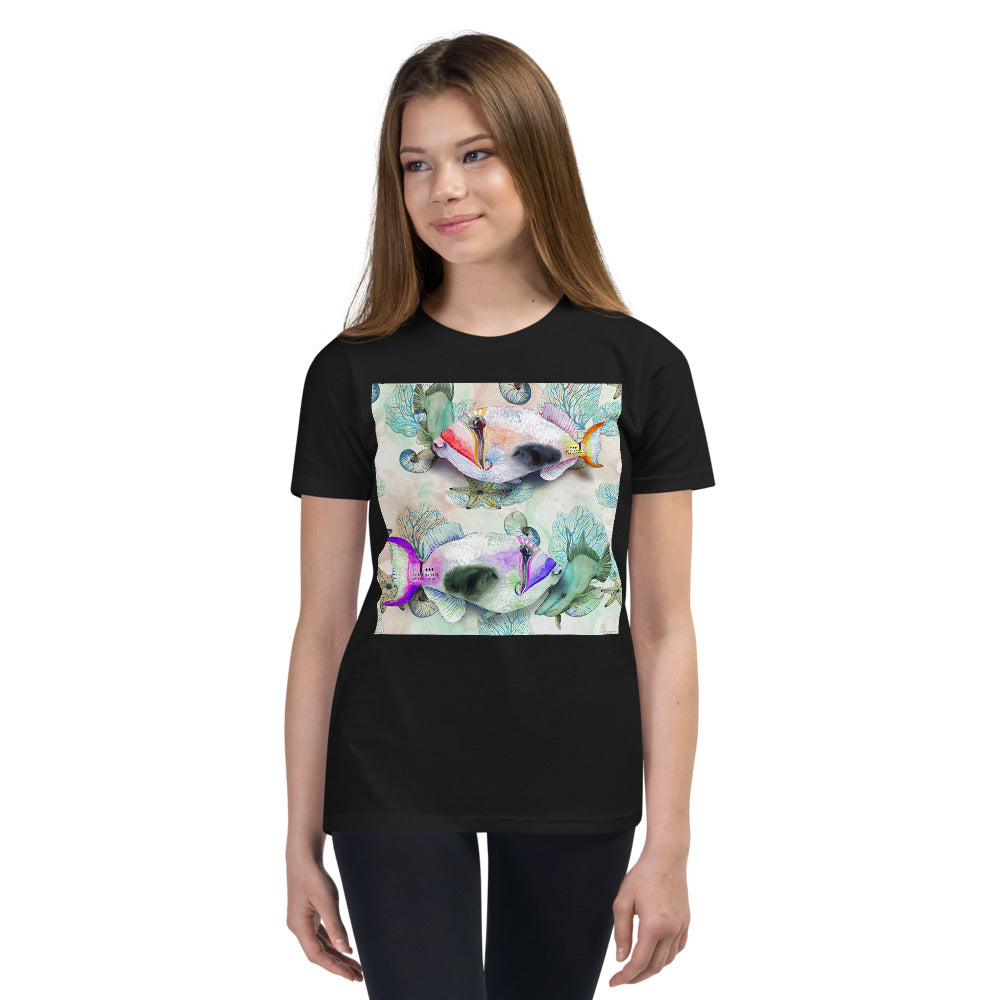 Premium Soft Crew Neck - Painted Fish