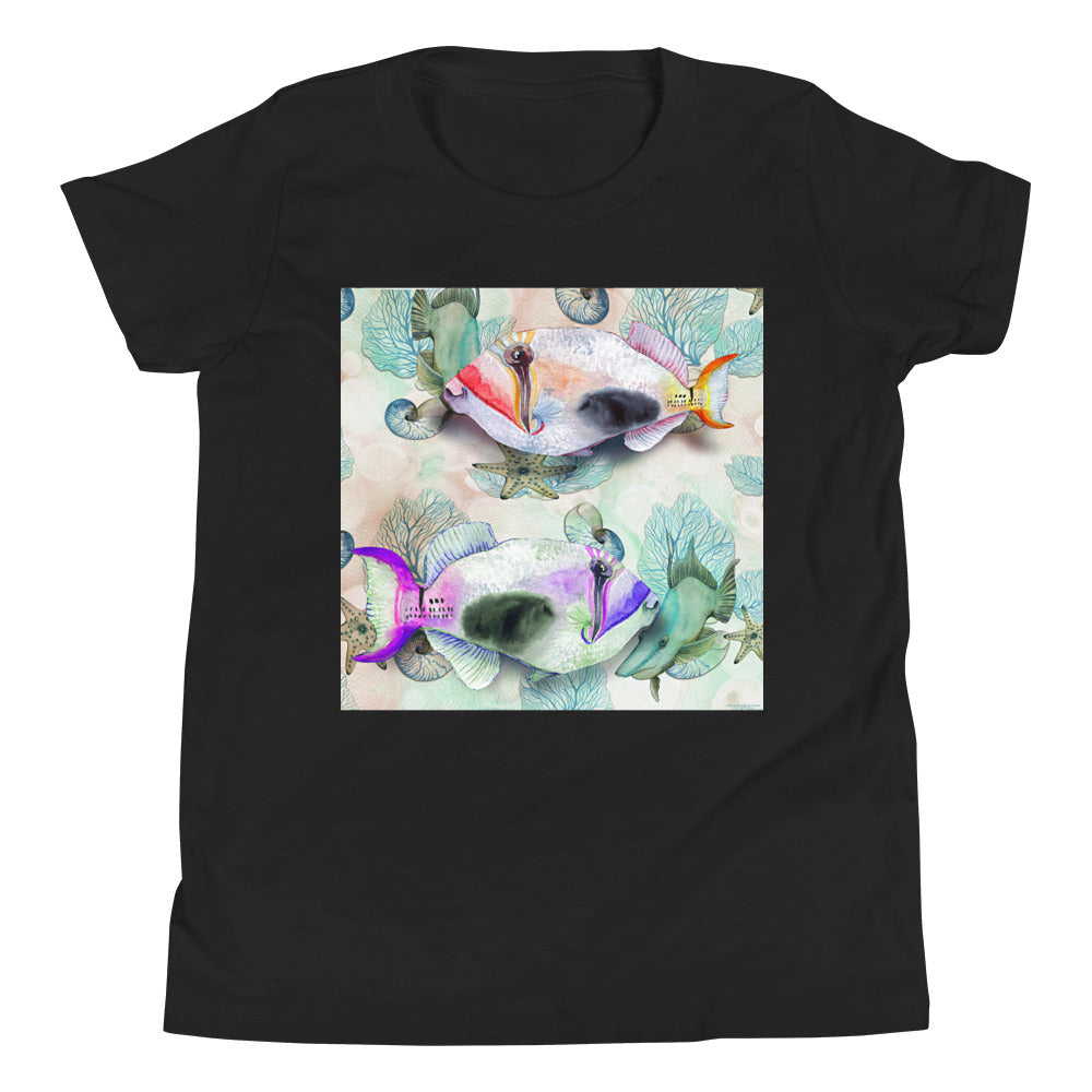 Premium Soft Crew Neck - Painted Fish