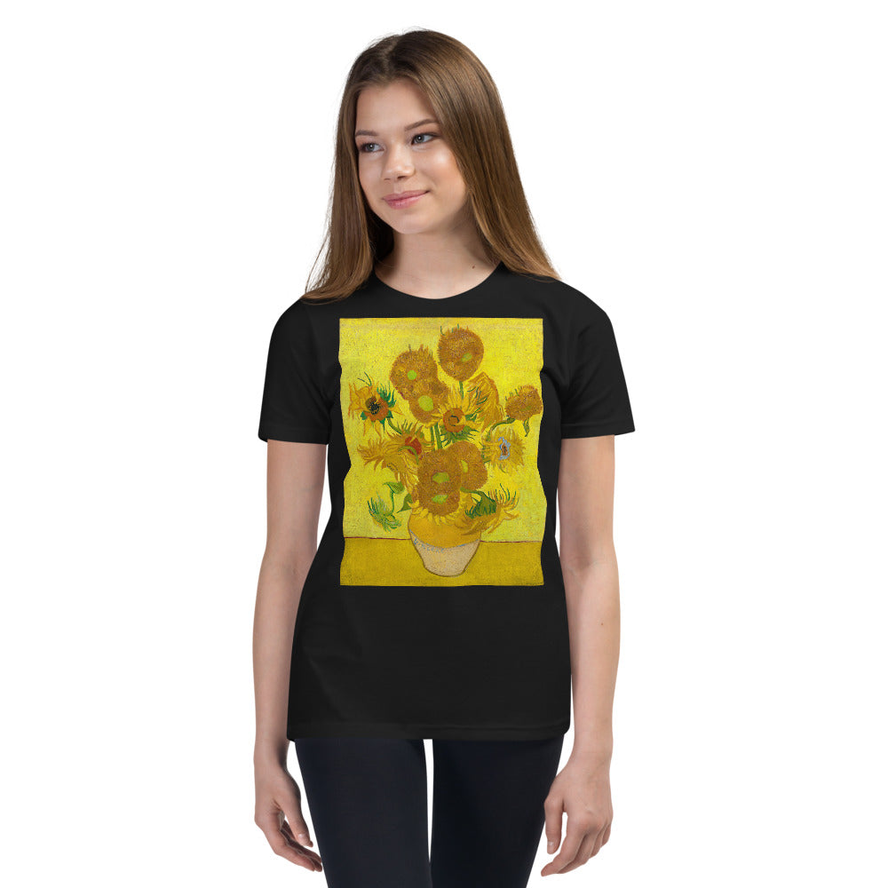 Premium Soft Crew Neck - van Gogh: 12 Sunflowers in a Vase