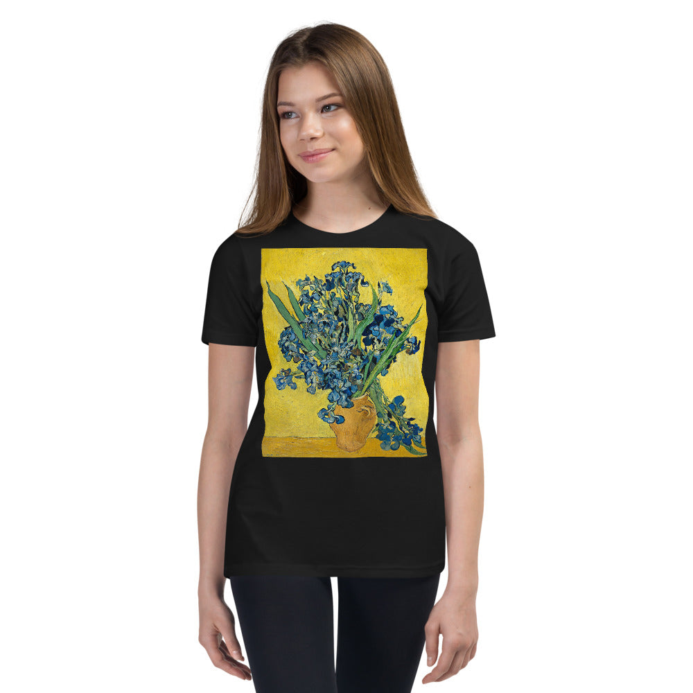 Premium Soft Crew Neck - van Gogh: Irises in a Vase