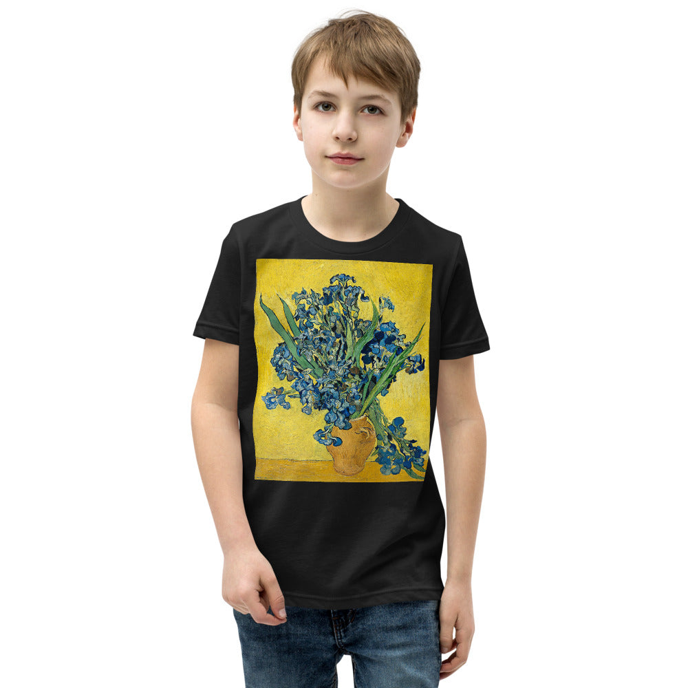Premium Soft Crew Neck - van Gogh: Irises in a Vase