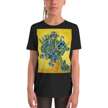 Premium Soft Crew Neck - van Gogh: Irises in a Vase