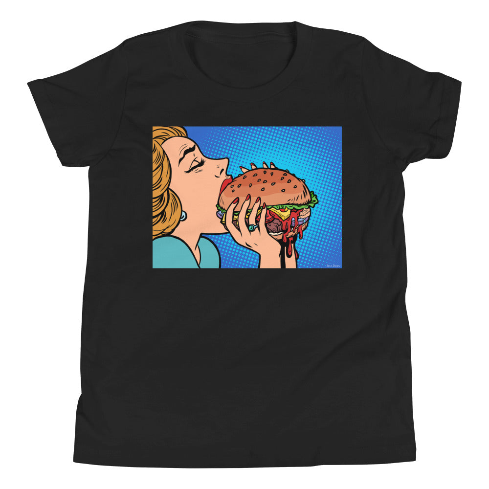 Premium Soft Crew Neck - Hamburger Feast