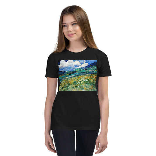 Premium Soft Crew Neck - van Gogh: Mountainous Fields