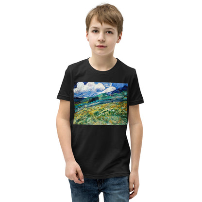 Premium Soft Crew Neck - van Gogh: Mountainous Fields