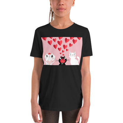 Premium Soft Crew Neck - Pink Love Cats!