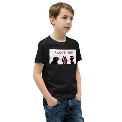 Premium Soft Crew Neck - I Love You Cats - Ronz-Design-Unique-Apparel