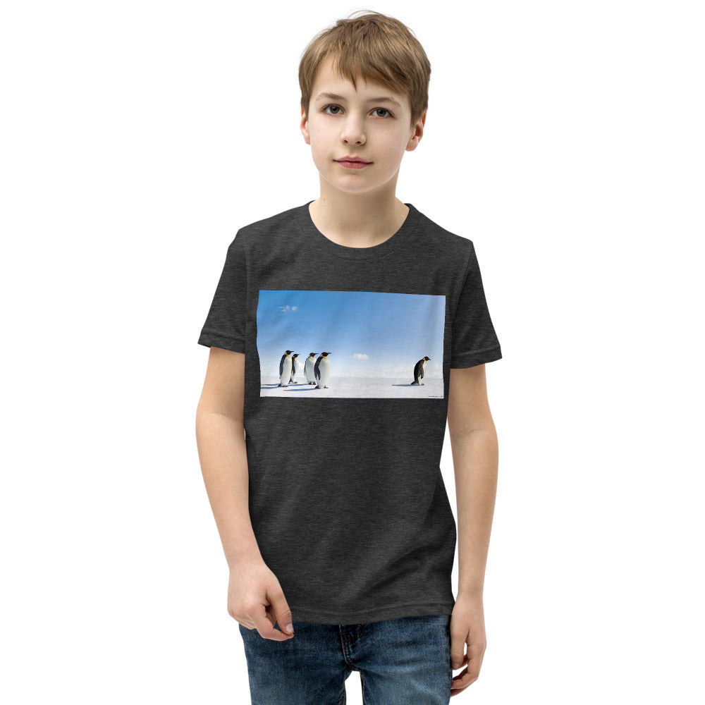 Premium Soft Crew Neck - Emperor Penguin Walking Away